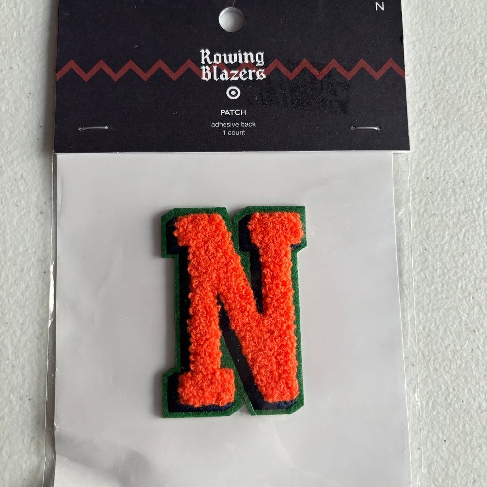 Rowing Blazers x Target Collab Adhesive‎ Letter N Patch